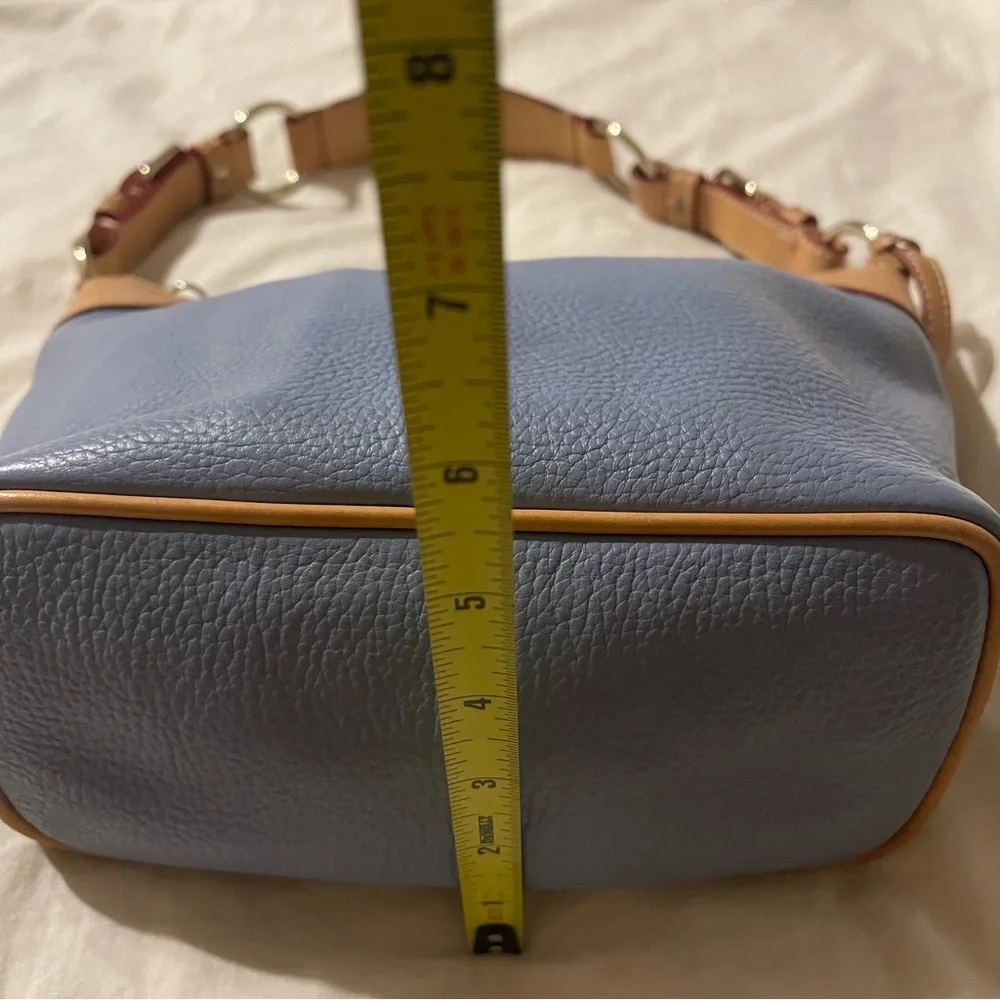 DOONEY & BURKE Vintage‎ Blue Shoulder Hobo Bag With Leather Straps